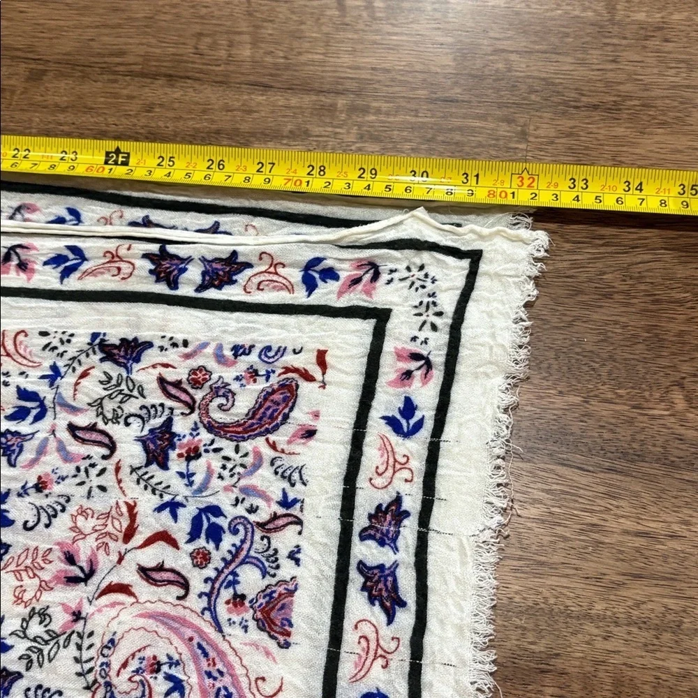 Talbots scarf. Viscose. 24” x 64”.  Paisley